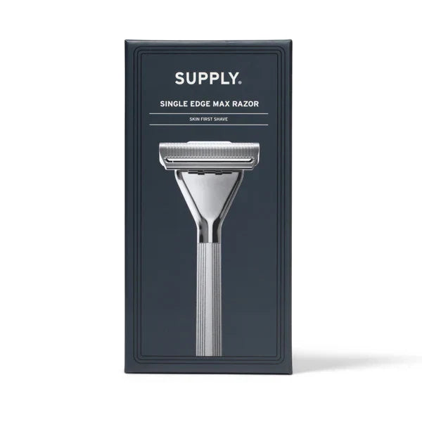 SUPPLY Single Edge MAX Razor Pivot Head Titanium Blades Classic Matte Finish NEW