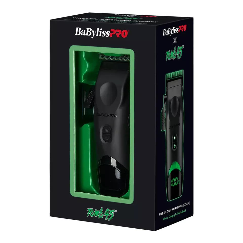 BaBylissPro Tomb45 Wireless Charging Clipper with FREE CHARGING PAD - BRAND NEW